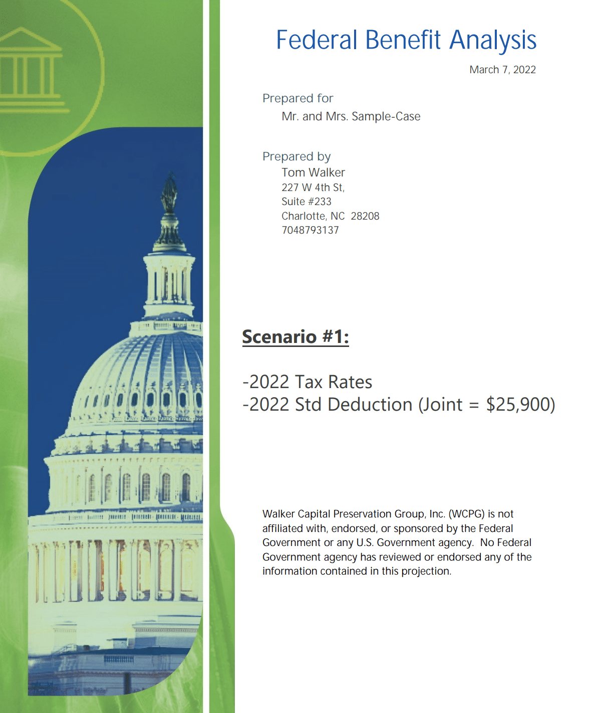 Screen Shot 2022-03-24 at 4.02.54 PM - Walker Capital Sample Federal Benefit Analysis